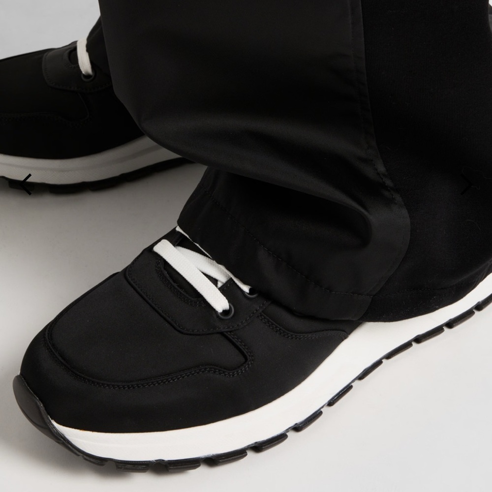 LIKE NEW - Prada Nylon Prax Sneakers - size 6.5
